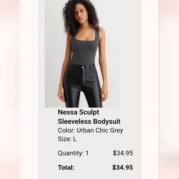 Dynamite Square neck sculpt bodysuit - Picture 4 of 4